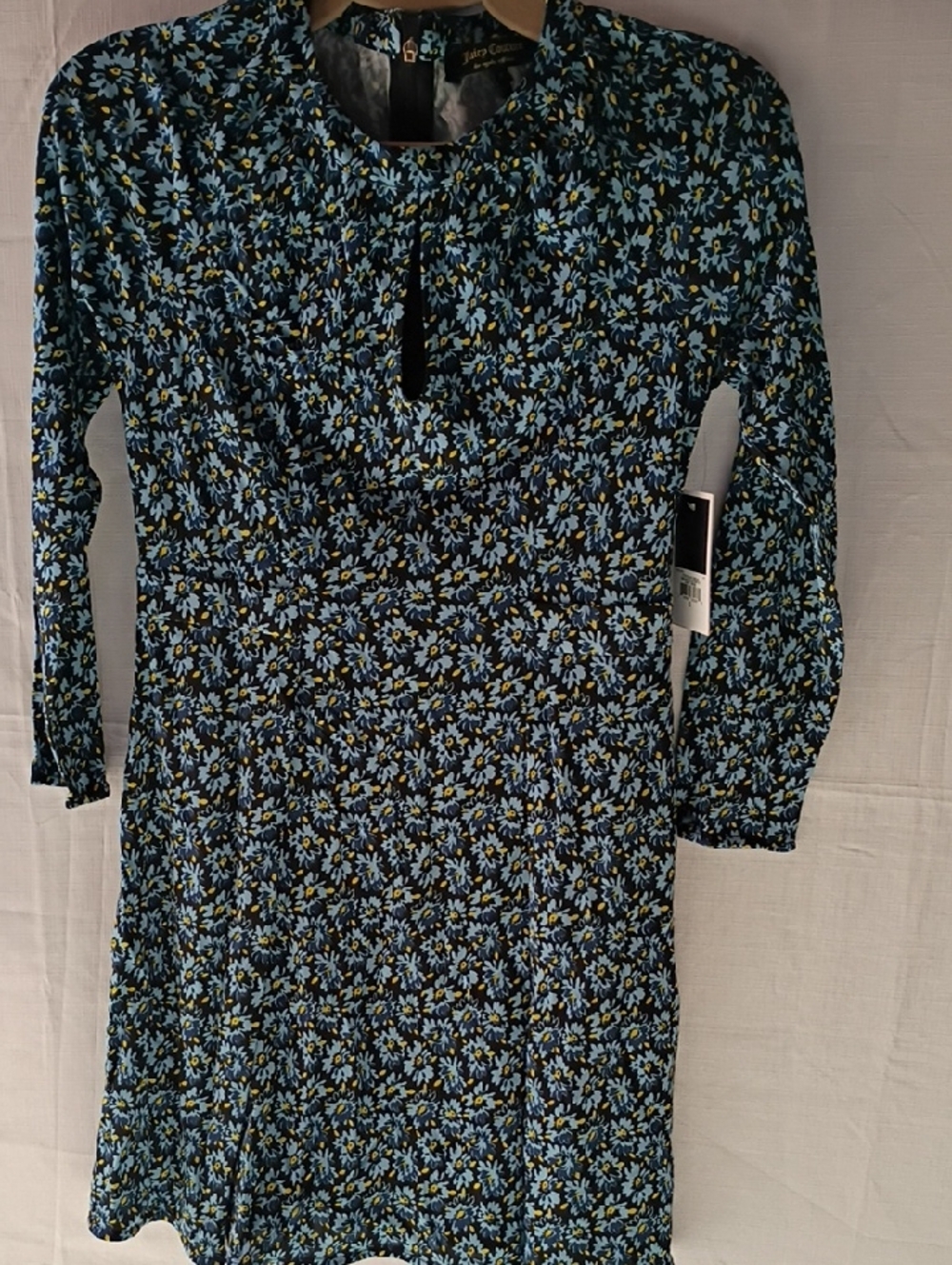 Juicy Courture Women's Daisies Floral  Long-Sleeve Dress Size S - Picture 4 of 9
